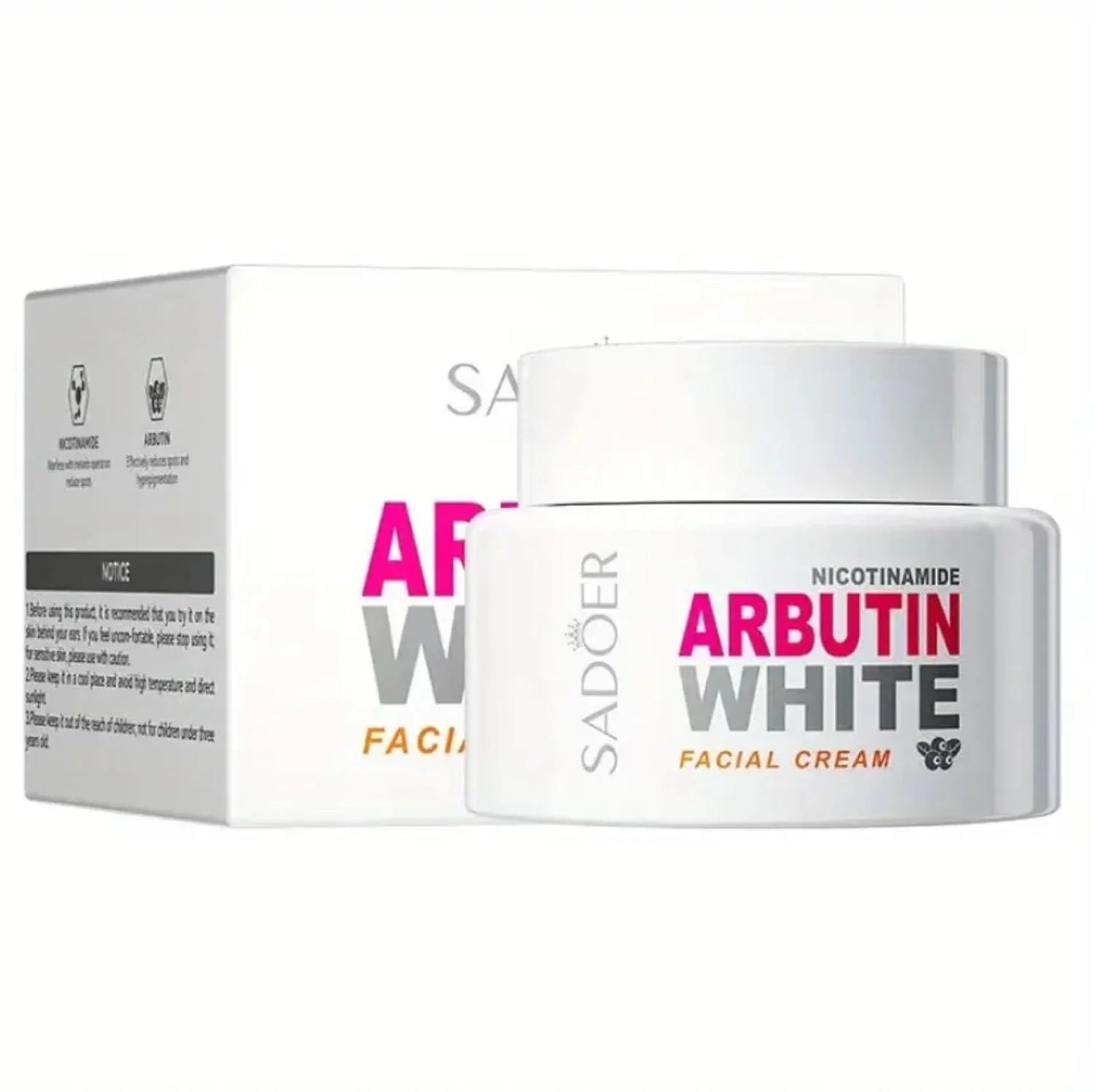 ARBUTIN WHITE ACLARA Y REAFIRMA LA PIEL.